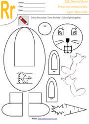 Rr-rabbit-craft-worksheet